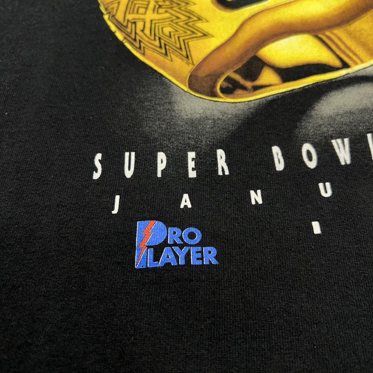 Pro Player × Vintage VTG Dallas Cowboys Tee Shirt Black Ring Super Bowl Champion Size US L / EU 52-54 / 3 - 4 Thumbnail