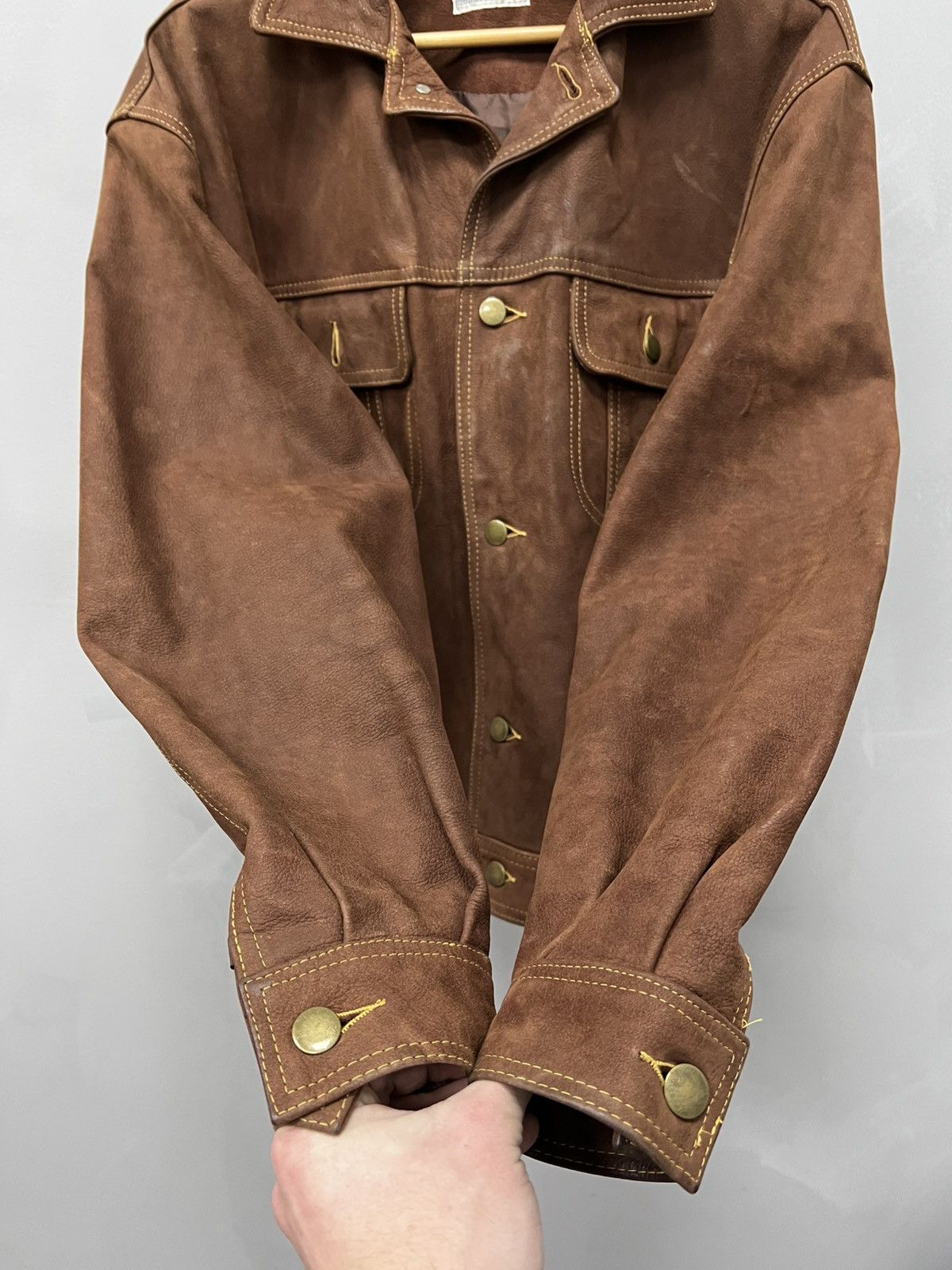 Other Cropped suede y2k DIESEL TRUCKER Leather Avantgarde Jacket Size US M / EU 48-50 / 2 - 7 Thumbnail