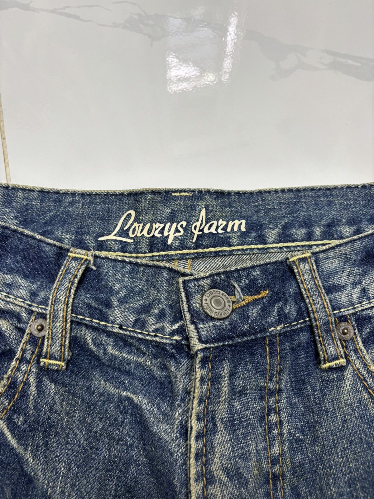 Kapital Vintage Lowrys Farm Rusty Denim Jeans Size US 34 / EU 50 - 9 Thumbnail