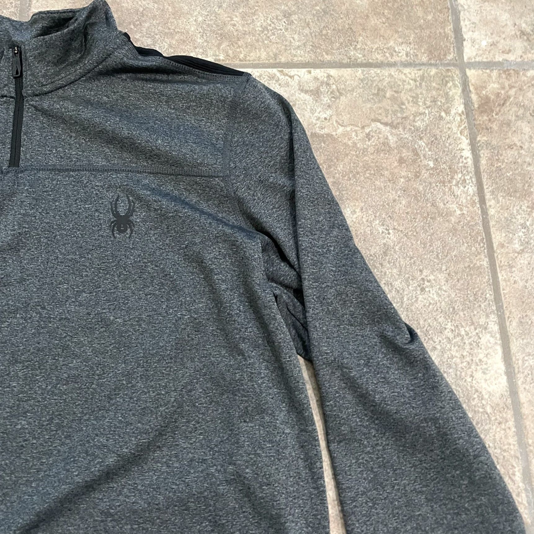 Spyder Spyder Active Jacket Mens L Gray polyester blend pullover Size US L / EU 52-54 / 3 - 2 Thumbnail