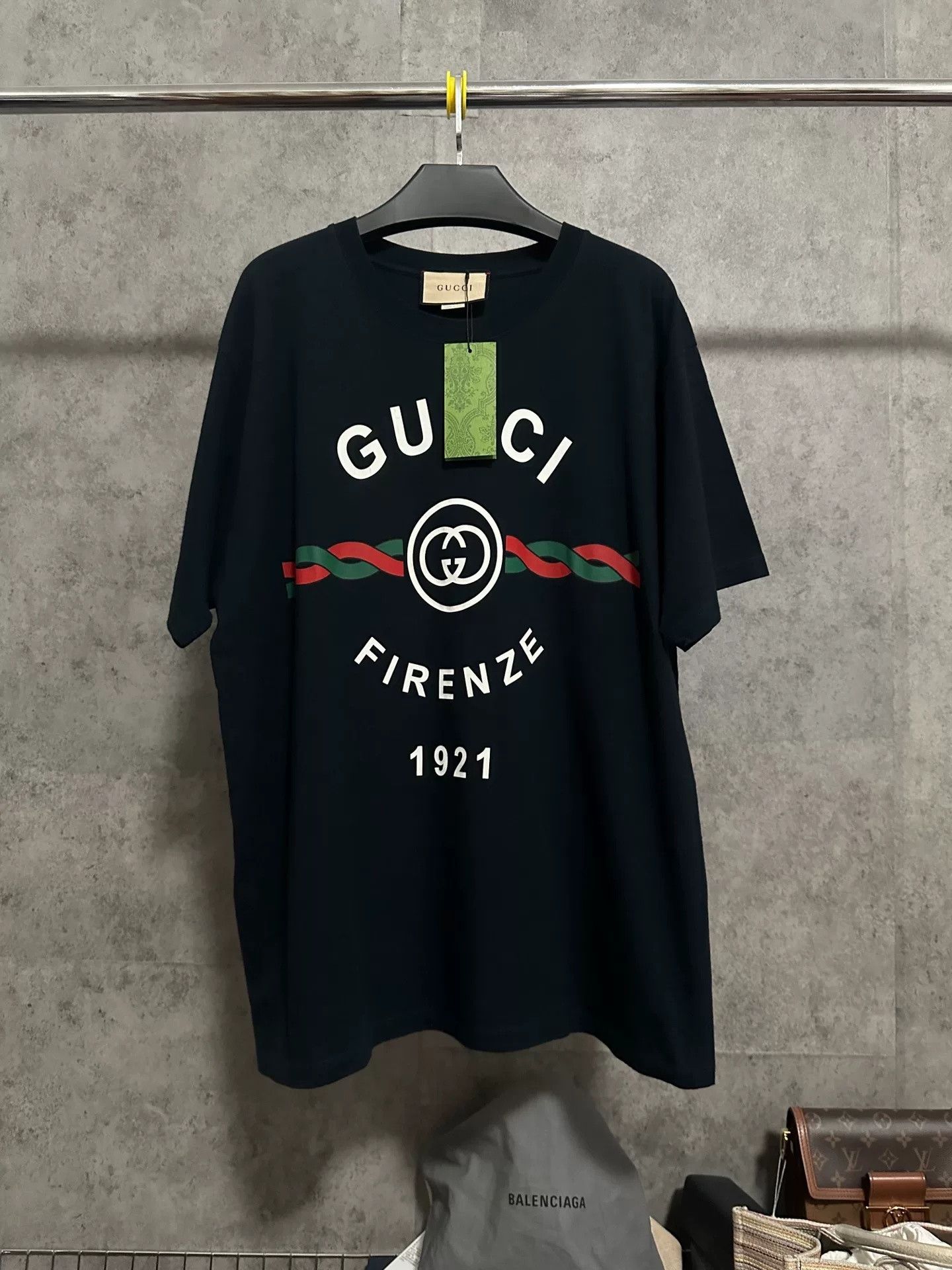 Gucci Gucci 1921 Collection Double G Logo T-Shirt Size US L / EU 52-54 / 3 - 1 Thumbnail