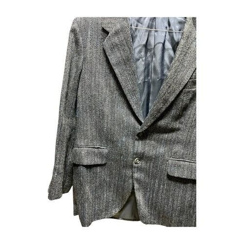 Wrangler Wrangler American Vintage Men's Grey Harris Tweed Sport Size 38R - 5 Thumbnail