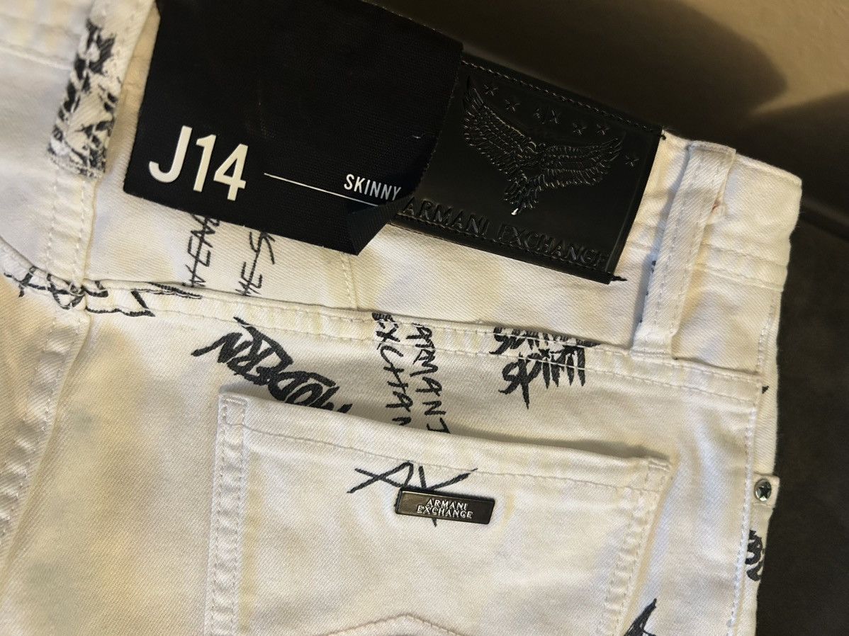 Armani Exchange Armani exchange graphic denim pants Size US 30 / EU 46 - 4 Thumbnail