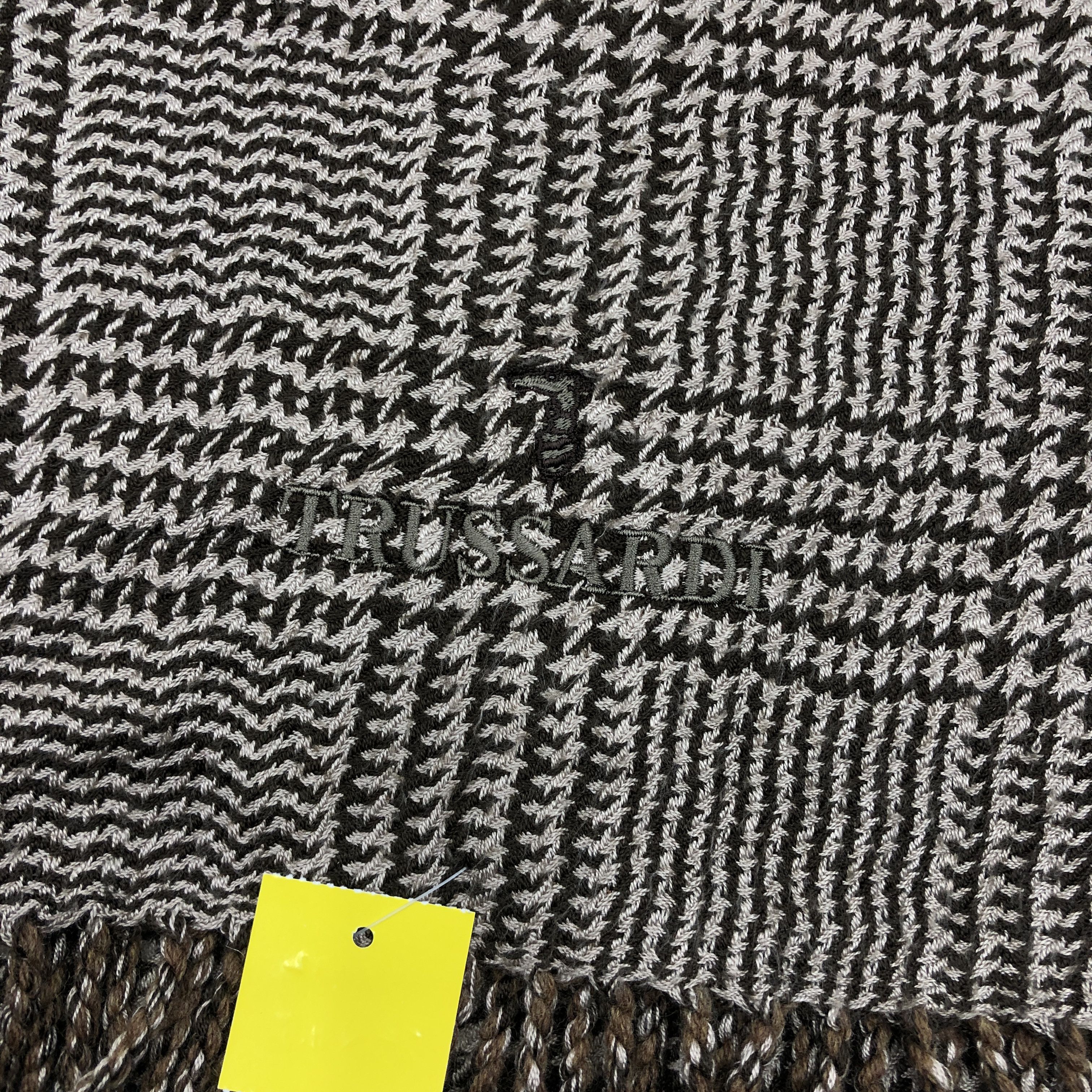Trussardi Vintage Trussardi Scarf Muffler Wool Cashmere Scarves Size ONE SIZE - 5 Thumbnail