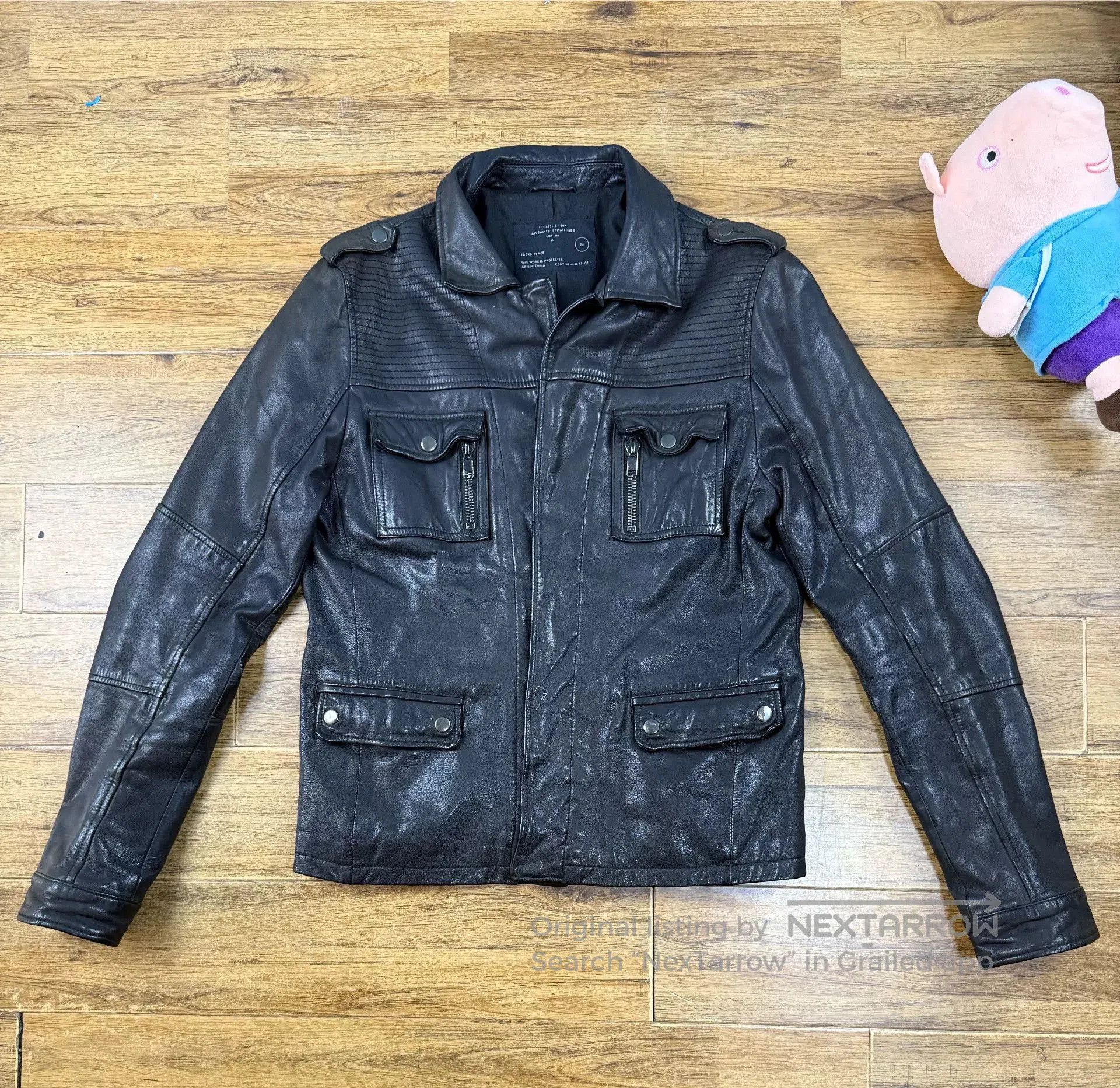 Allsaints All Saints Leather Biker Jacket Size M. Size US M / EU 48-50 / 2 - 1 Thumbnail