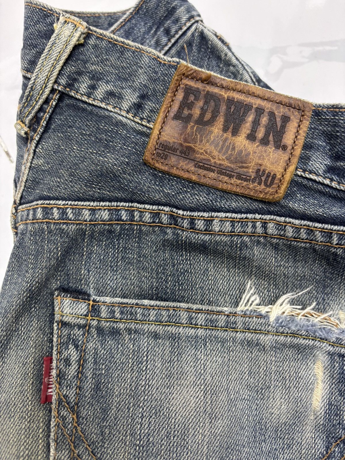 Edwin × Hysteric Glamour 🔥EDWIN XU EXCLUSIVE VINTAGE MODEL 444 DENIM JEANS Size US 29 - 11 Thumbnail