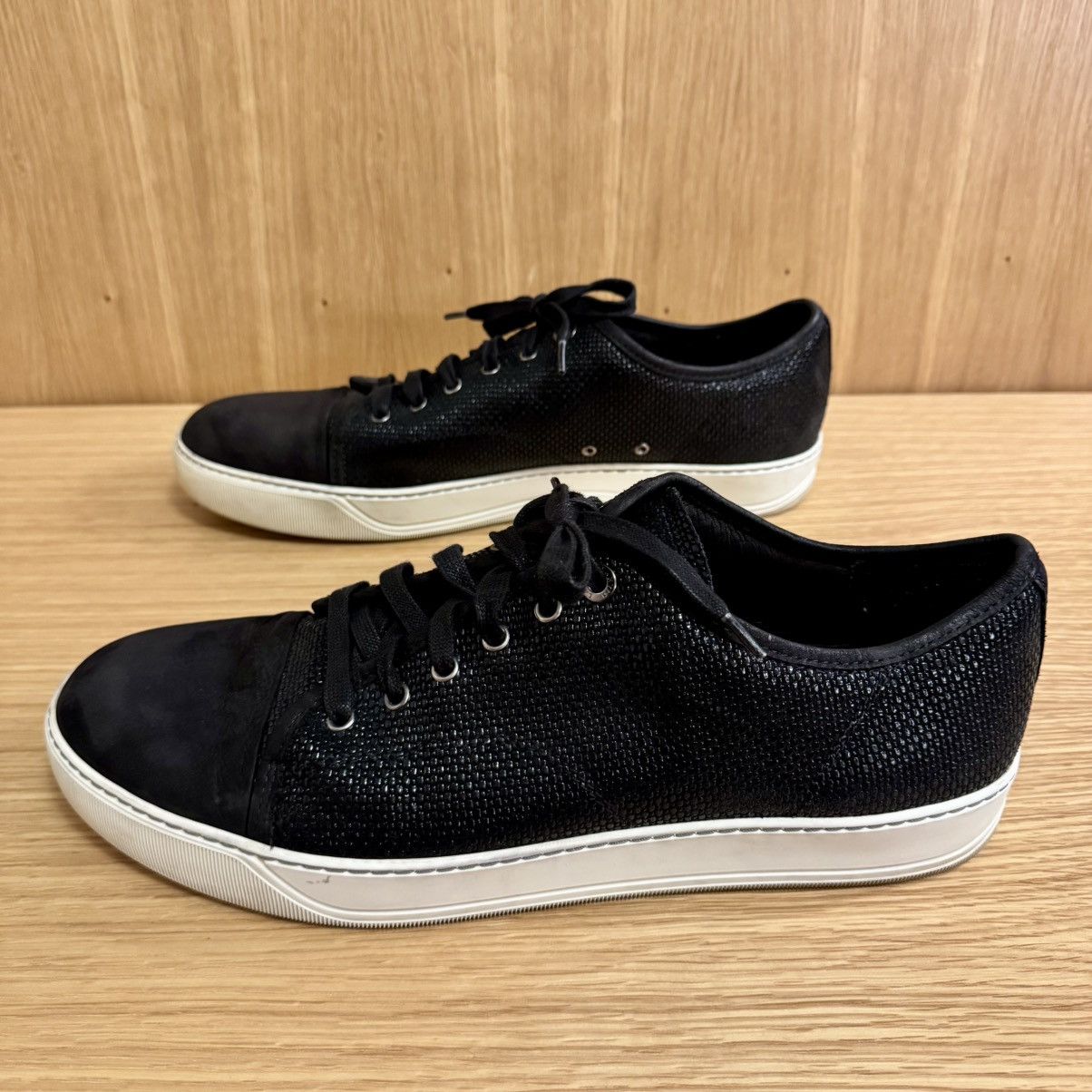 Lanvin Lanvin DBB1 Black Textured Leather Sneakers Mens UK12/US13 Size US 13 / EU 46 - 2 Thumbnail