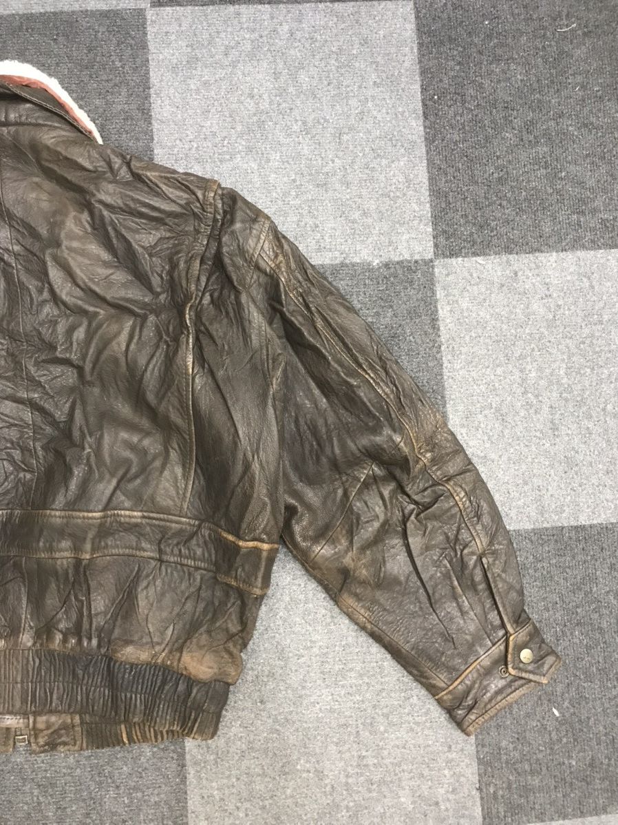 Genuine Leather MILANO CONNECTION A2 Flying Jacket Size US L / EU 52-54 / 3 - 12 Thumbnail