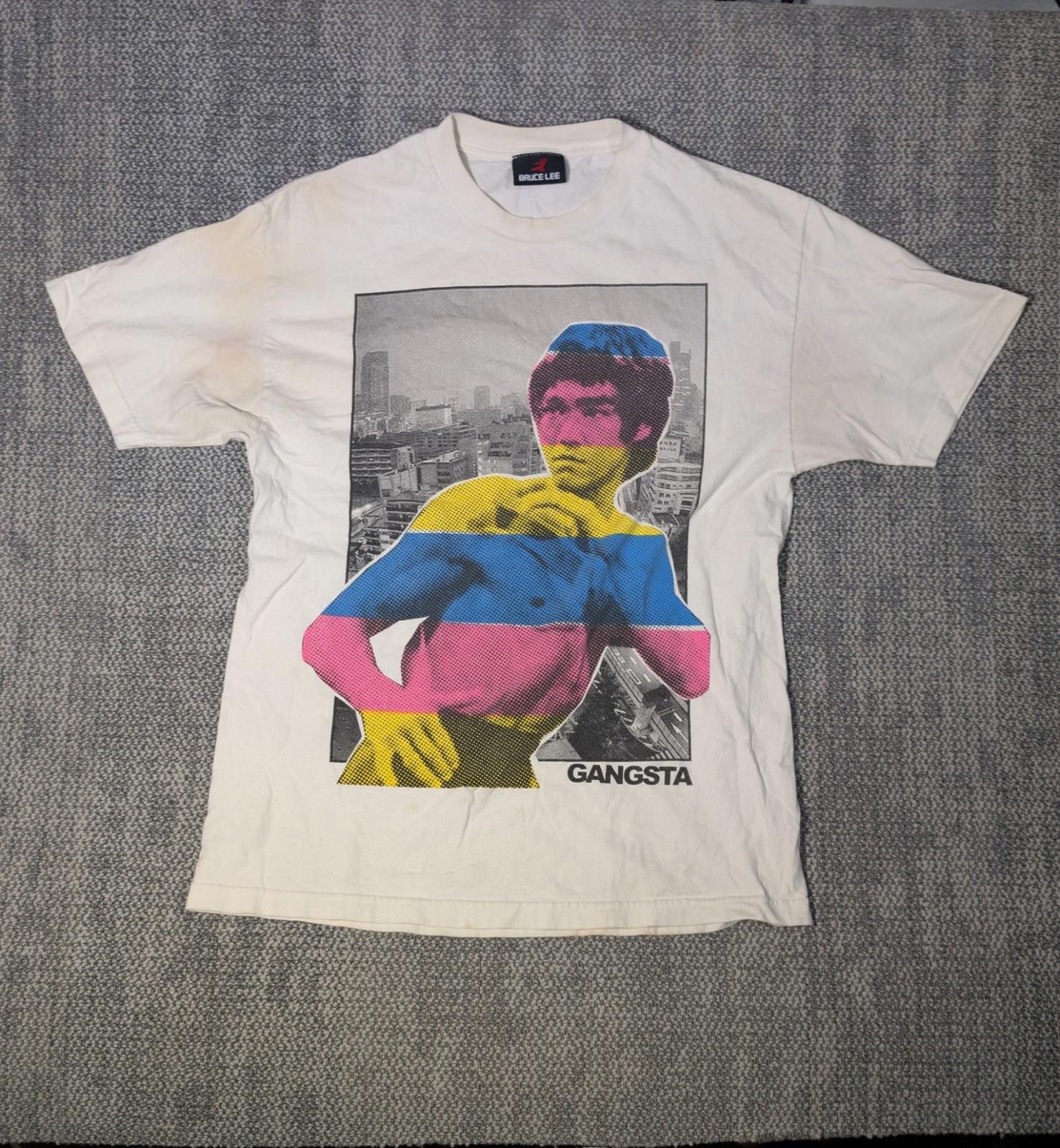 Other Y2K Vintage Bruce Lee Gangsta Brand Martial Arts Tee Large Size US XL / EU 56 / 4 - 1 Thumbnail
