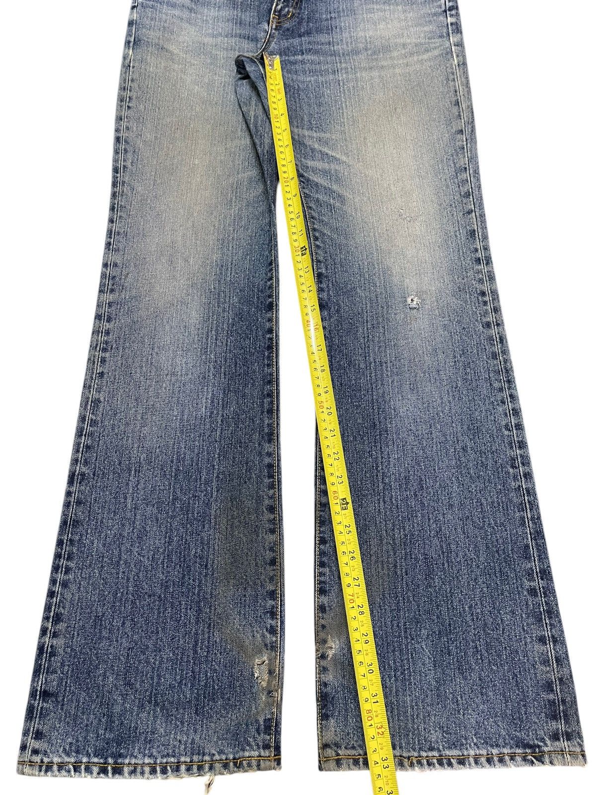Uniqlo Vintage Japanese Uniqlo Blue Faded Wash Style Bootcut Jeans Size US 34 / EU 50 - 13 Thumbnail