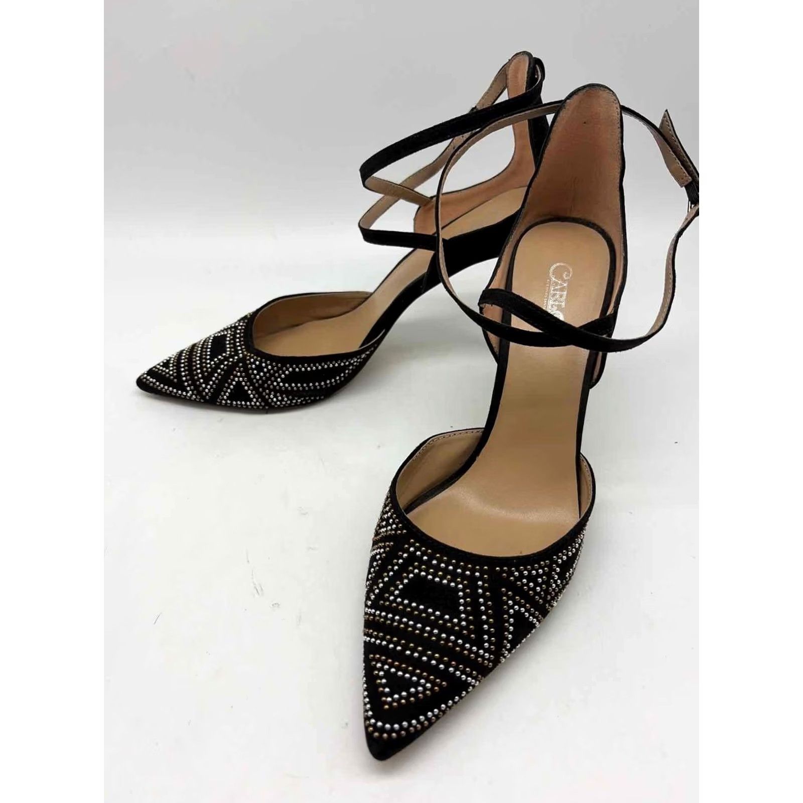 Vintage Carlos Black Size 10 Pump Heels Size US 10 / IT 40 - 2 Thumbnail