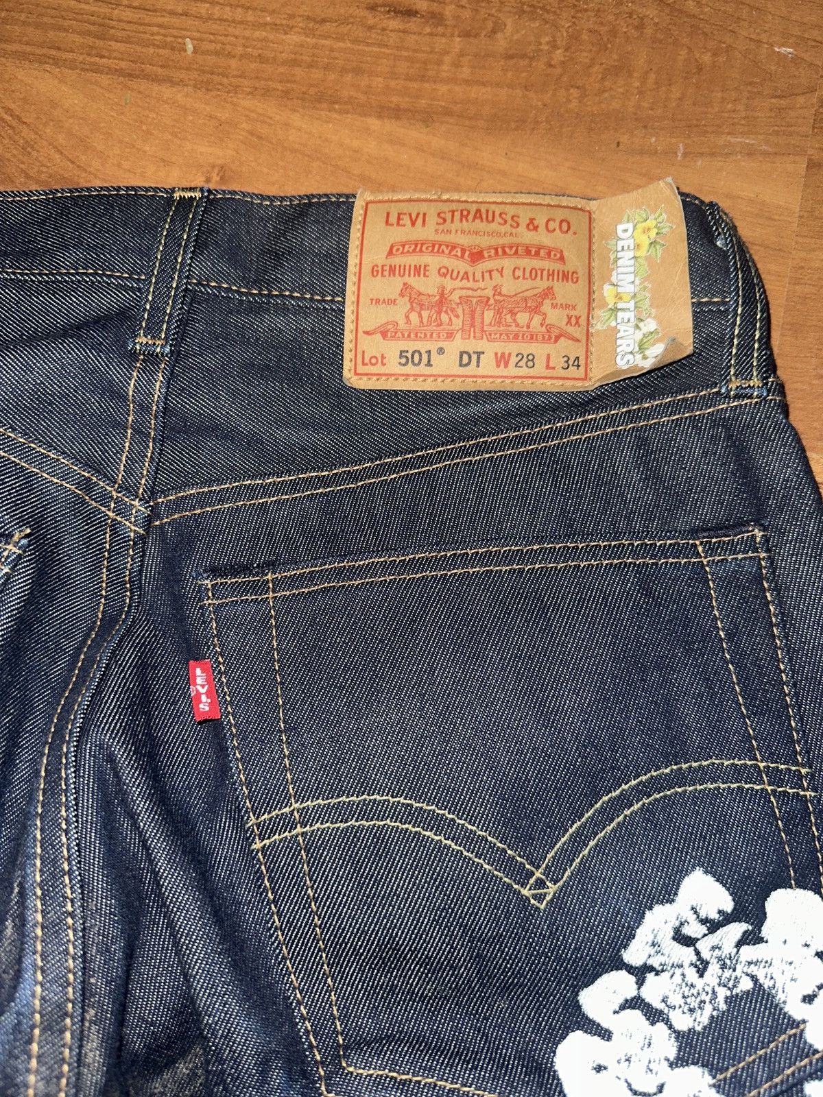 DENIM TEARS Denim Tears Indigo Denim 28x34 Size US 28 / EU 44 - 5 Thumbnail