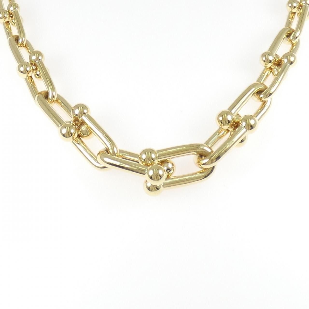 Tiffany & Co. Tiffany Graduated Link Au750 Necklace Precious Metal Necklace 60153063 DUTY FREE for USA