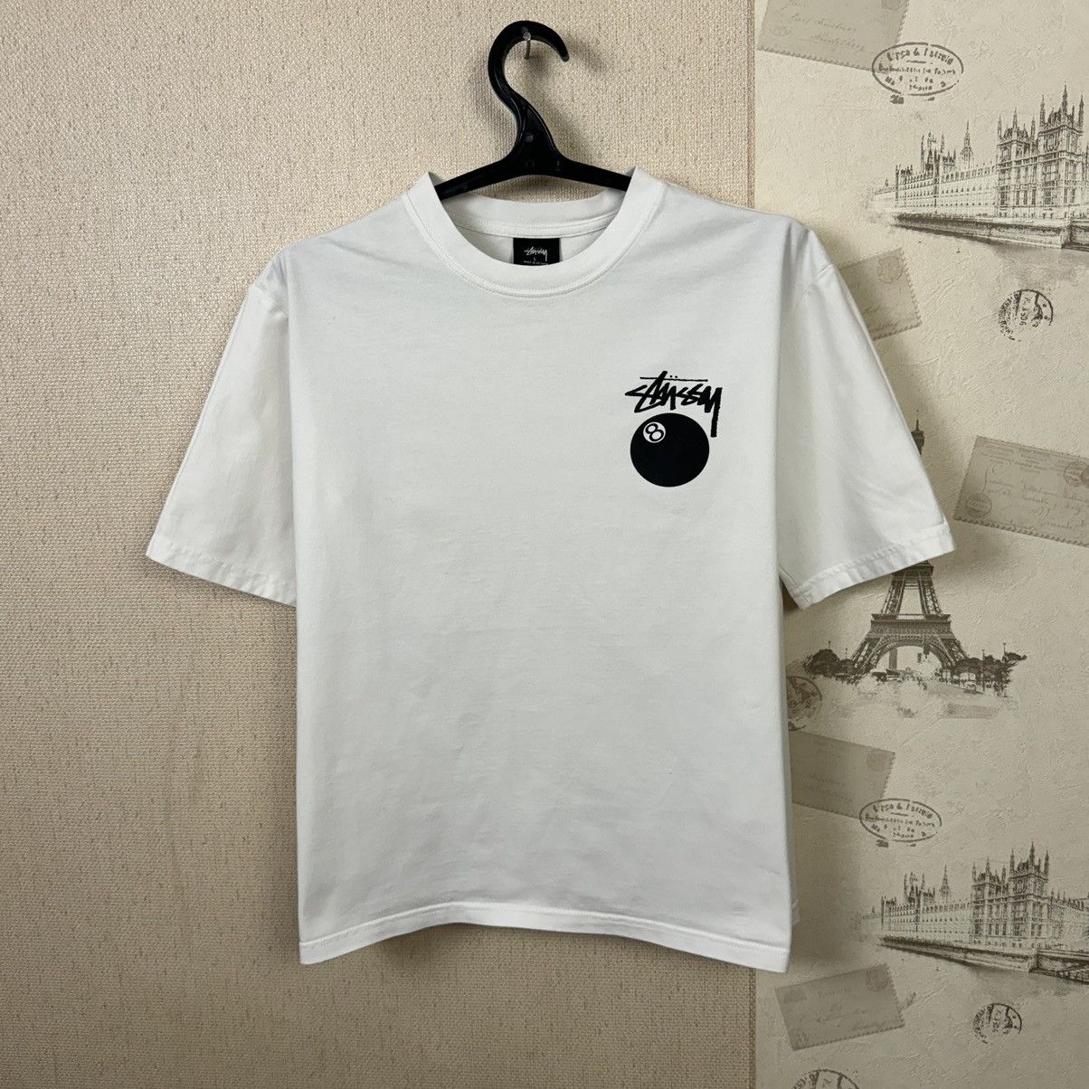 Stussy Stussy T shirt Billards Men L White Streetwear Y2K Rap Size US L / EU 52-54 / 3 - 12 Thumbnail
