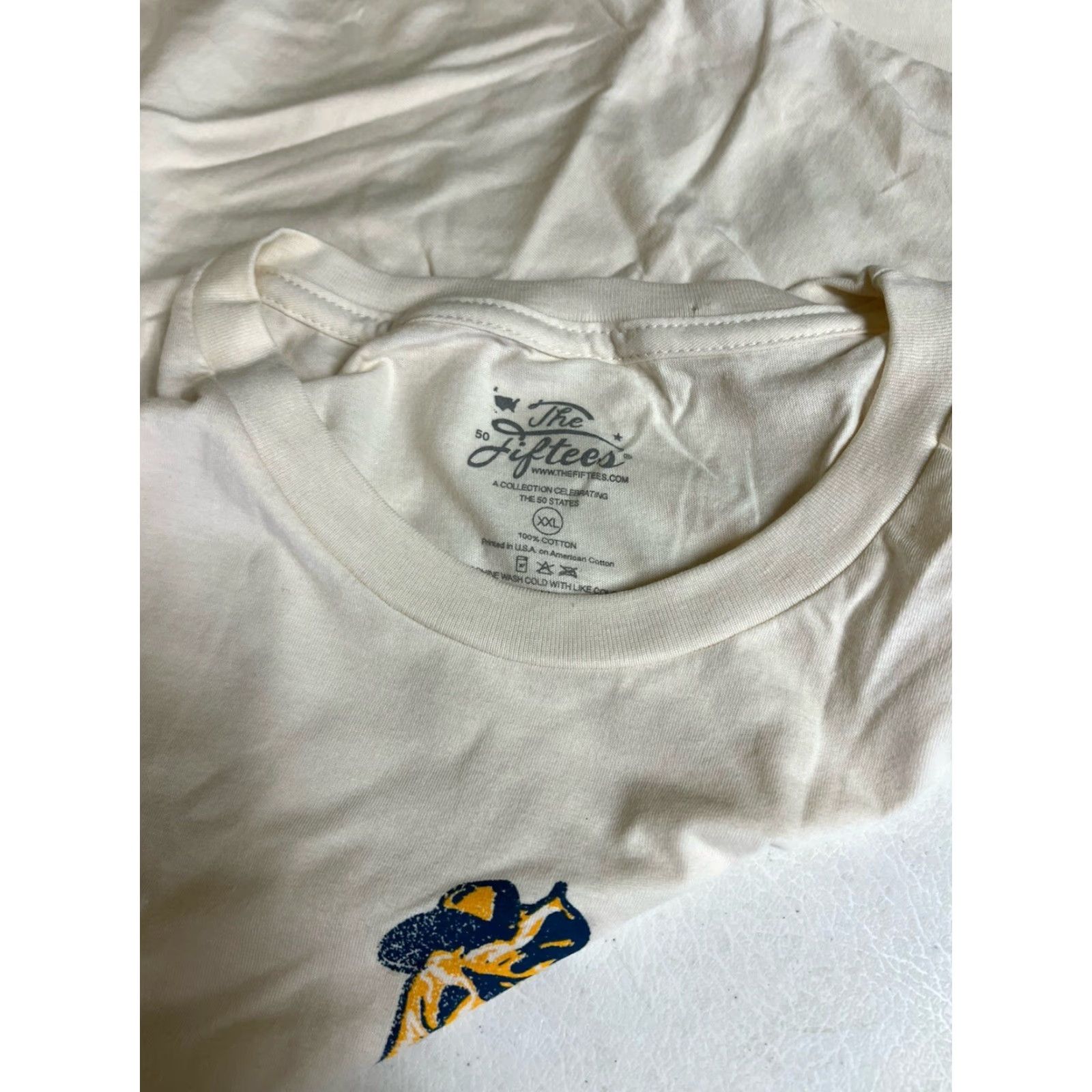 Vintage Style New Retro Style Texas Radio Rock-N-Roll T-shirt Cowboy Rodeo 2XL 100% Cotton Ivory Men Short Sleeve Crew Neck Vintage Retro Shirt Mens Size US XXL / EU 58 / 5 - 5 Thumbnail