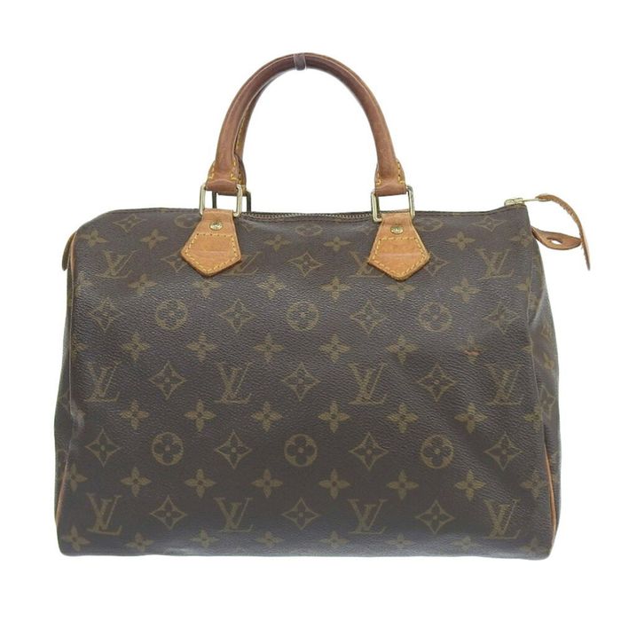 Louis Vuitton Speedy 30 Monogram Mini Boston Bag Hand Bag Brown Canvas  M41526