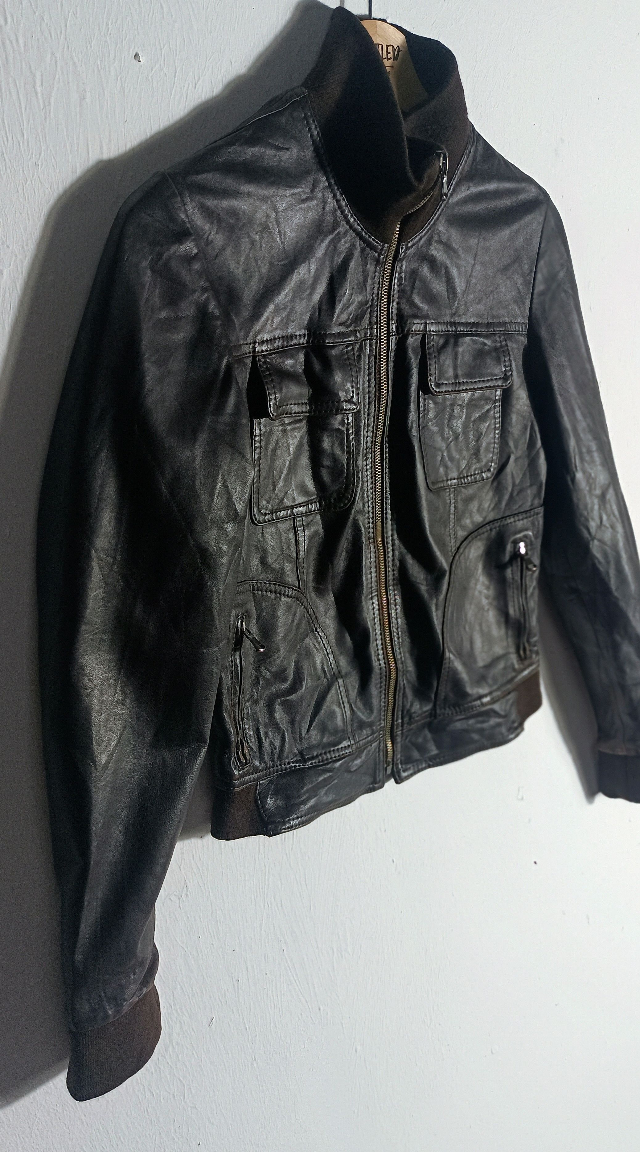 Vera Pelle Vintage 💥Vera Pelle Bikers Leather Jacket Size US S / EU 44-46 / 1 - 2 Thumbnail