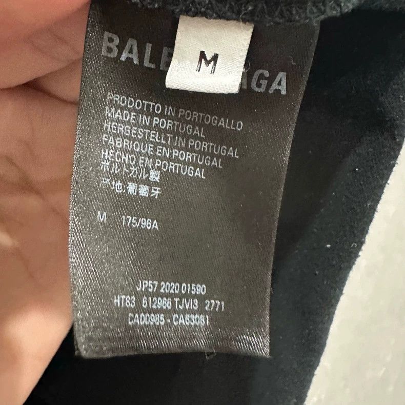 Balenciaga Balenciaga Seven Languages Black Short Sleeve, Size M 99 N Size US M / EU 48-50 / 2 - 5 Thumbnail
