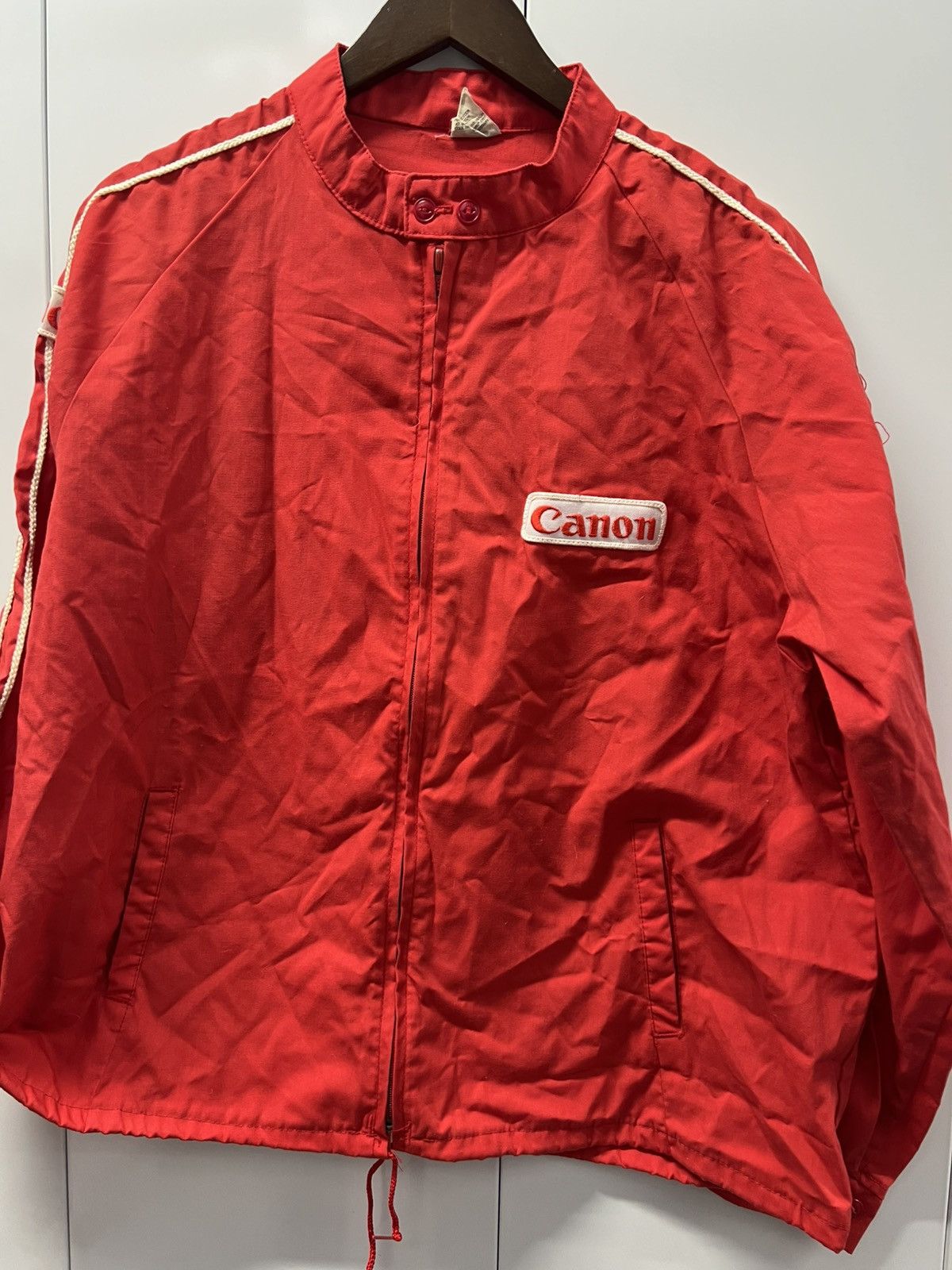 Vintage 80's VTG Vintage Canon Film Camera Retro Windbreaker Jacket Size US XL / EU 56 / 4 - 3 Thumbnail