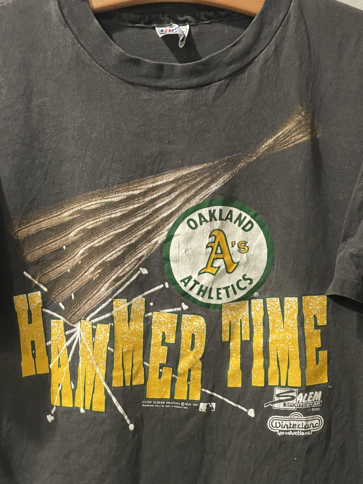 Hanes Vintage Oakland Athletics “Hammer Time” World Series Shirt Size US L / EU 52-54 / 3 - 2 Thumbnail