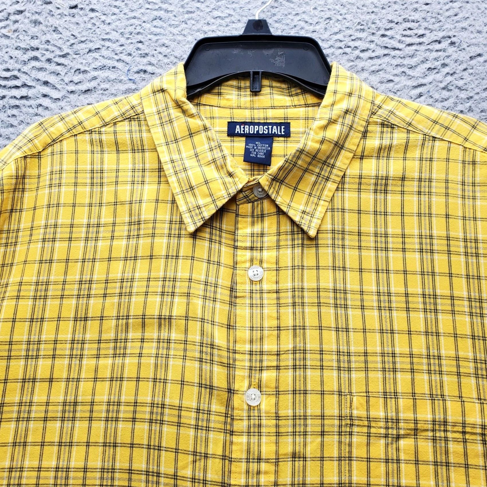 Aeropostale Aeropostale Shirt Men XL Multicolor Plaid Casual Short Sleeve Collared Button Up Size US XL / EU 56 / 4 - 7 Thumbnail