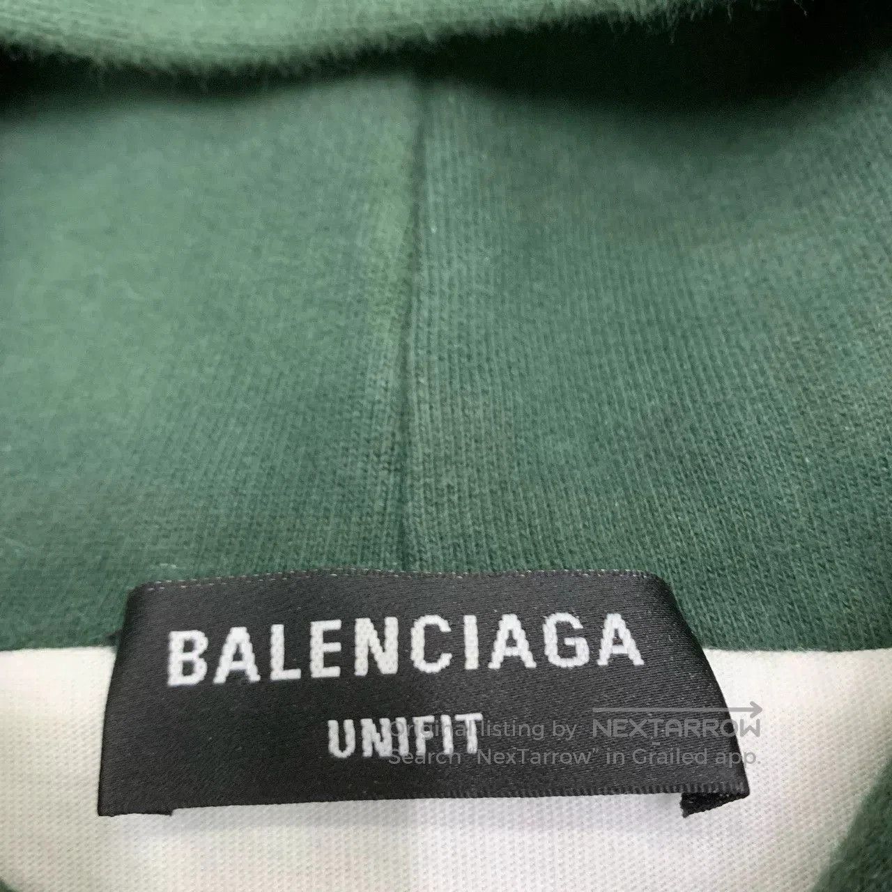 Balenciaga Balenciaga Distressed Green Hoodie XS Size. Size US XS / EU 42 / 0 - 4 Thumbnail