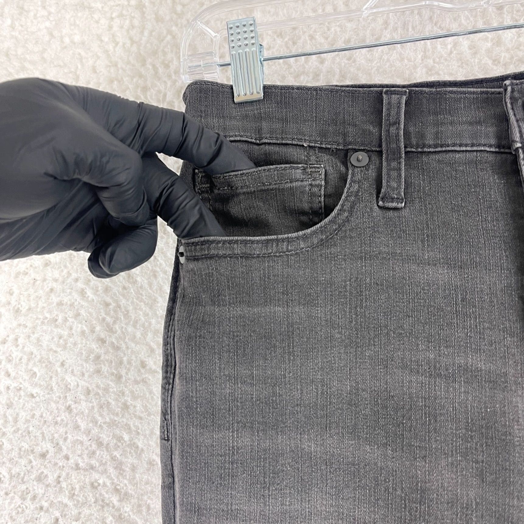 Madewell Madewell Black Denim 9" Mid-Rise Skinny Jeans Womens Size 27 Casual Size 27" / US 4 / IT 40 - 4 Thumbnail
