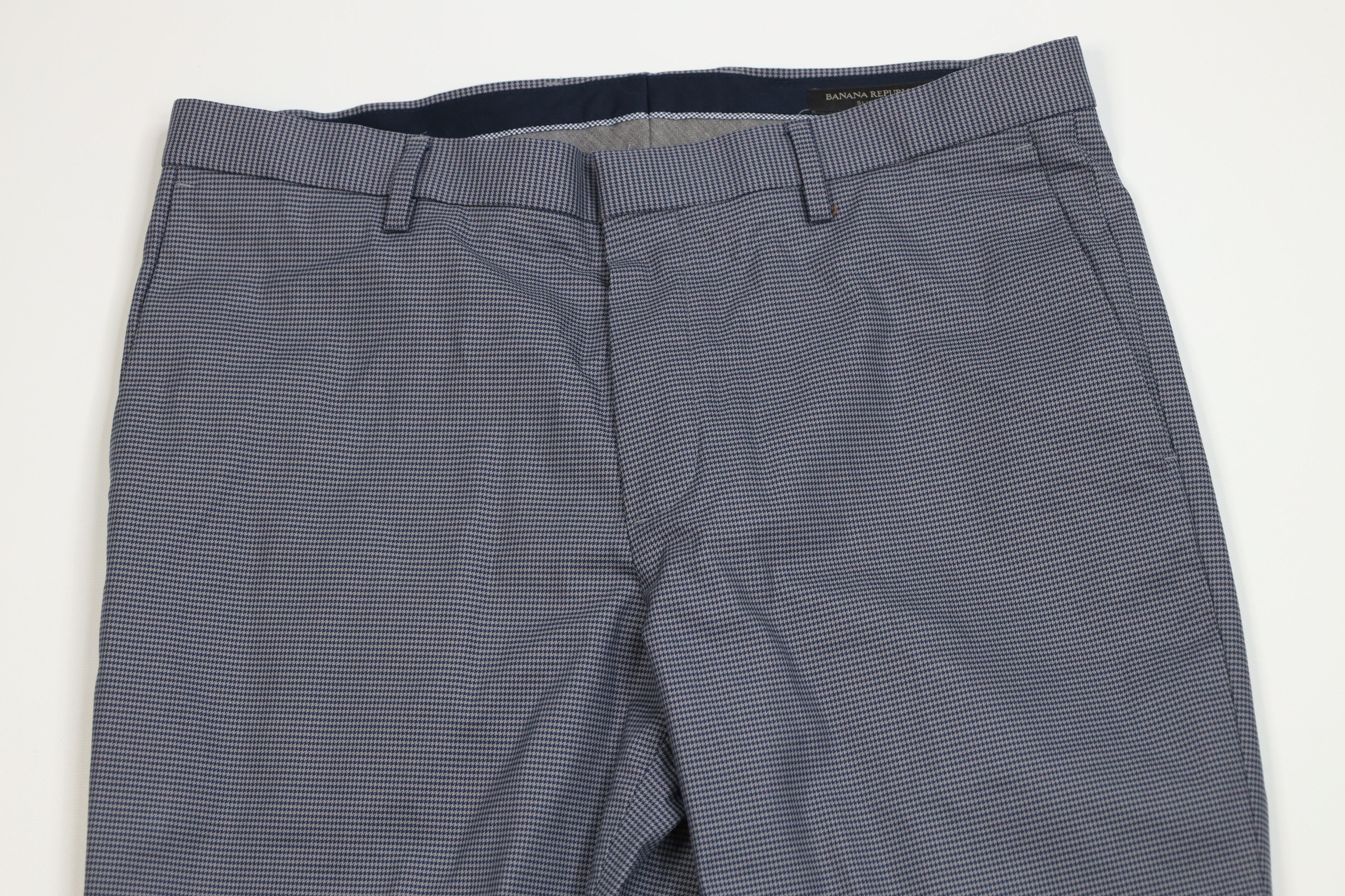 Banana Republic Banana Republic Fit Stretch Houndstooth Chino Pants Trousers Size US 32 / EU 48 - 2 Thumbnail