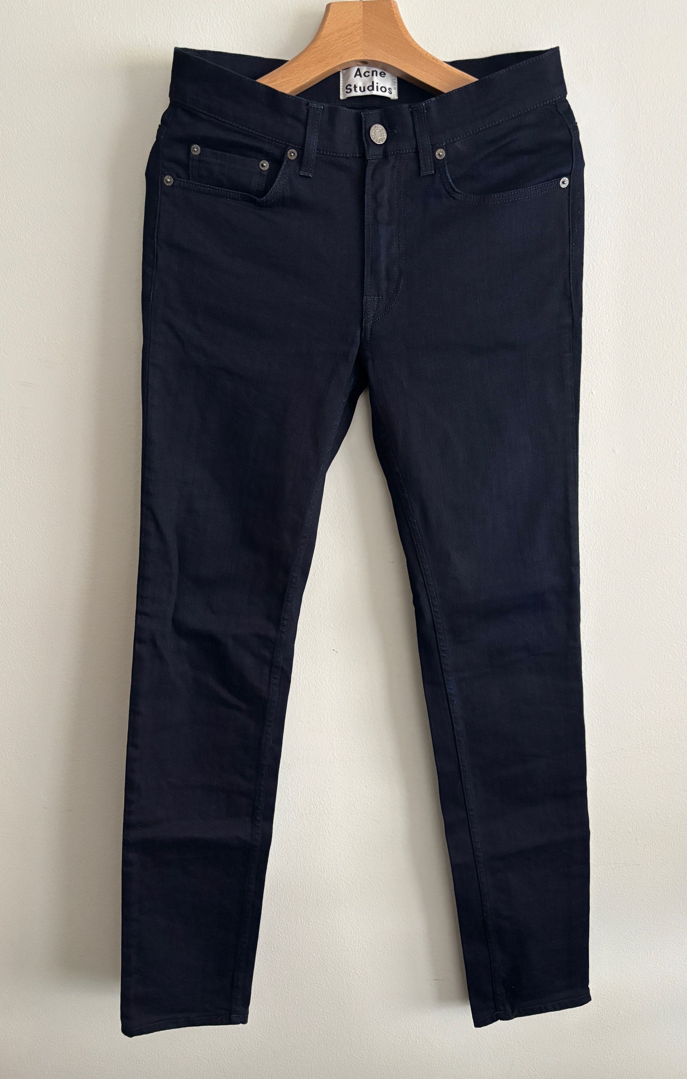 Acne Studios Acne Studios Ace Navy Cash Denim Pants Jeans Size US 29 - 1 Thumbnail