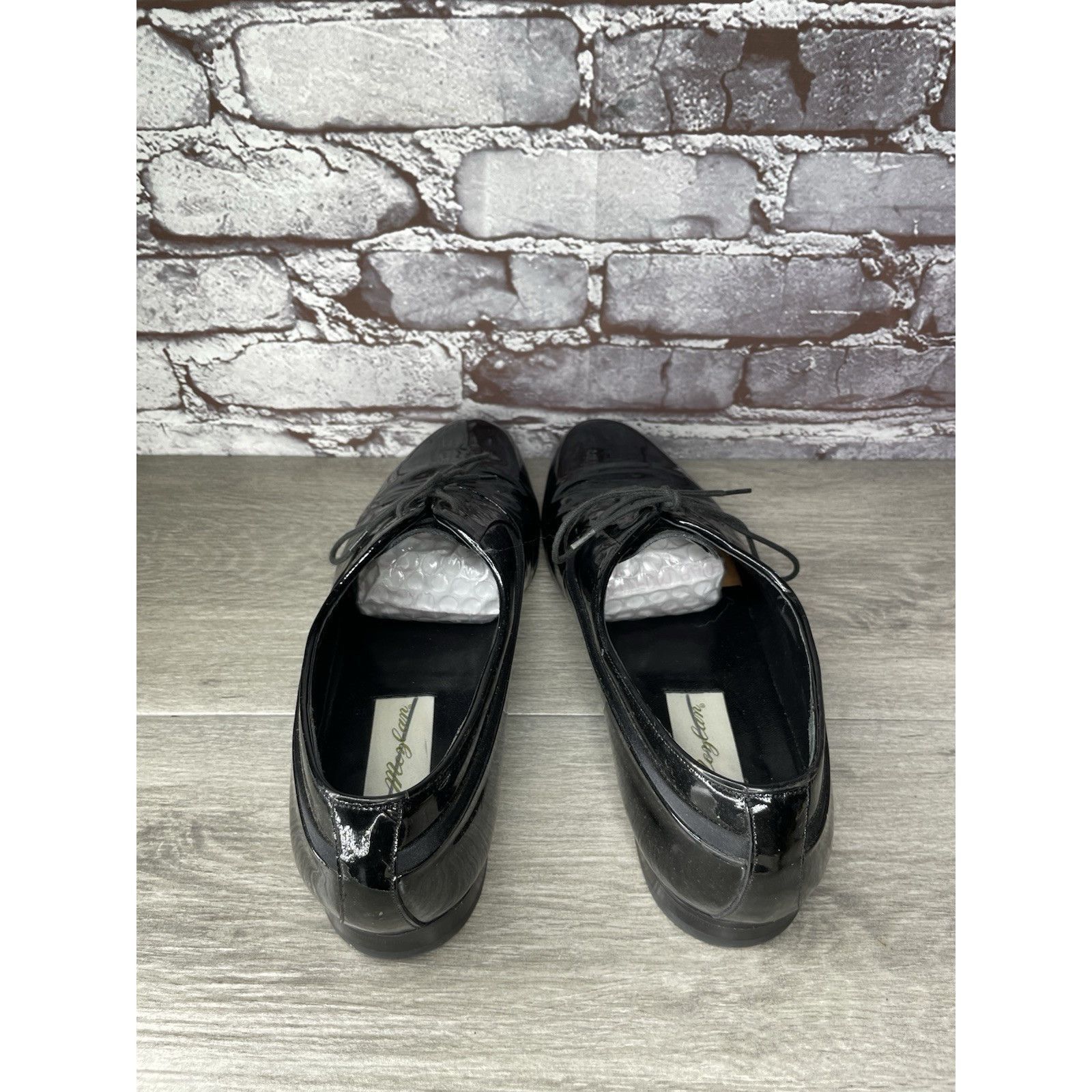 Mezlan Mezlan Broadway Black Patent Leather Tuxedo Oxfords Dress Sh Size US 11 / EU 44 - 9 Thumbnail