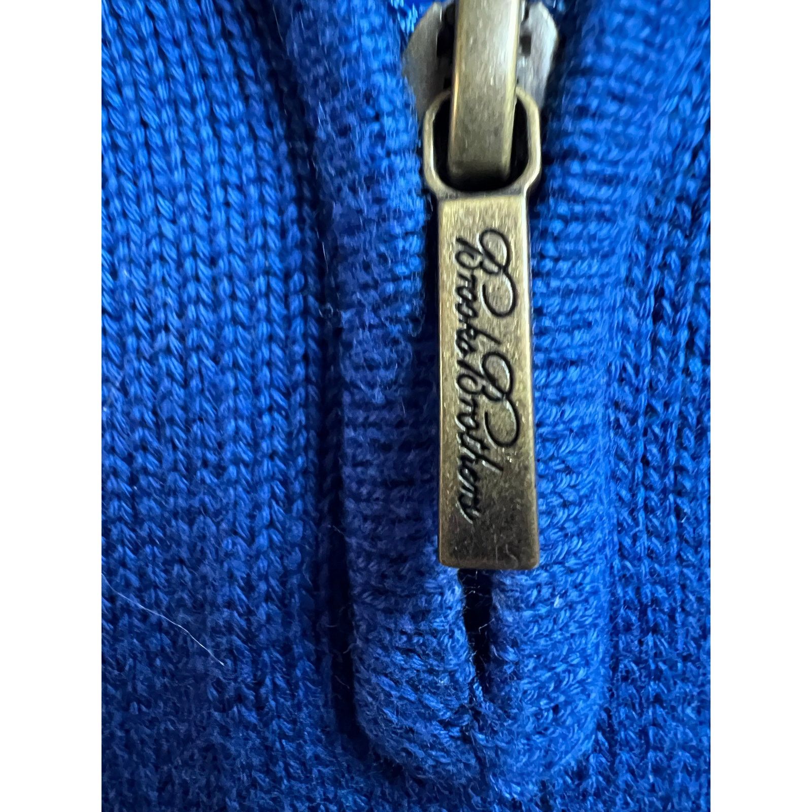 Brooks Brothers Brooks Brothers 346 Men's Quarter Zip Sweater Supima Cotton Size US L / EU 52-54 / 3 - 4 Thumbnail