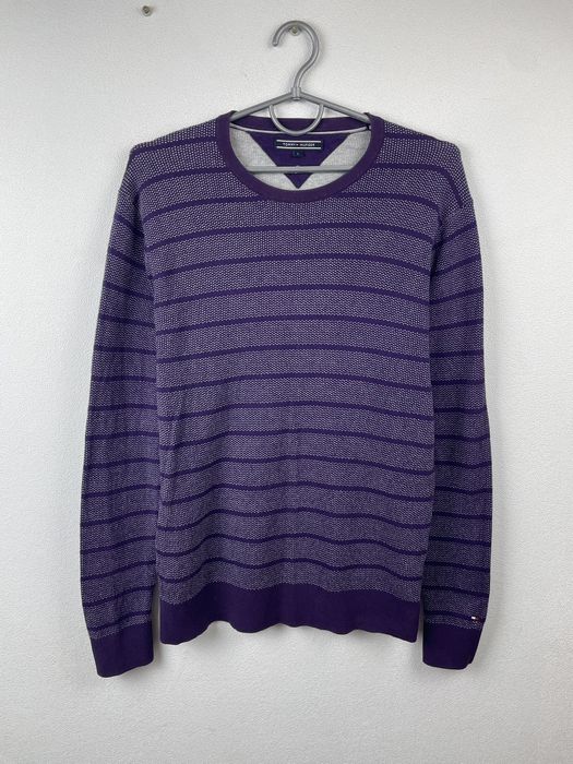 Tommy hilfiger cheap purple jumper