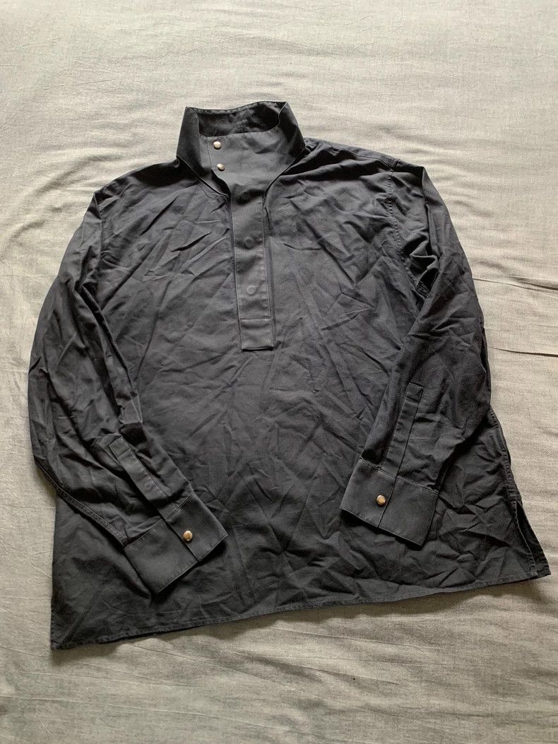 Givenchy Size41 Black Label Button High-Neck Shirt