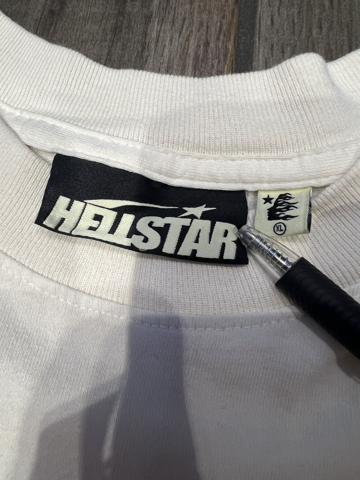 HELLSTAR HELLSTAR “ORANGE GEL LOGO” - SIZE XL - (WHITE) Size US XL / EU 56 / 4 - 5 Thumbnail