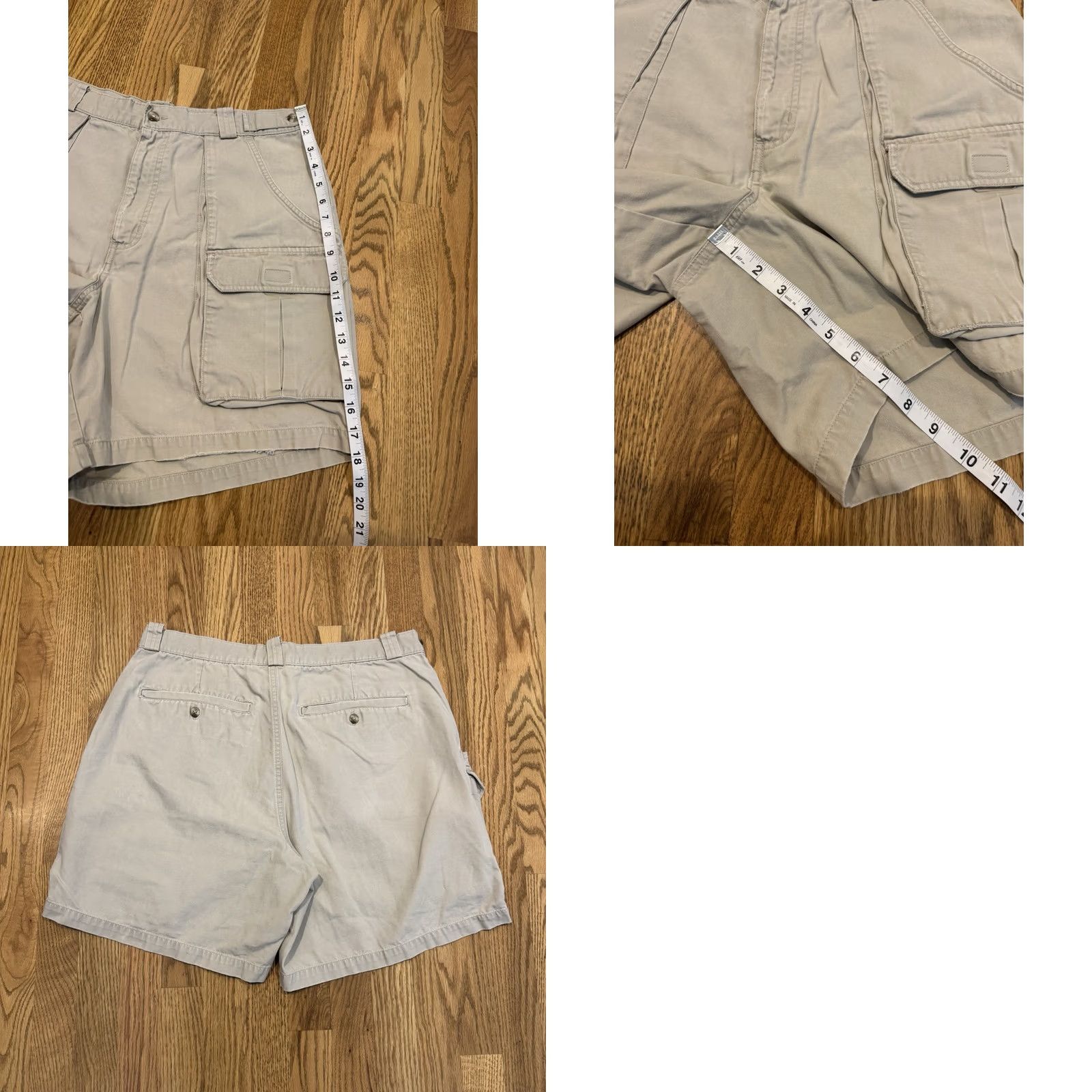 Vintage VINTAGE Columbia Cargo Shorts Men 34 Beige Tan Pockets 90s Outdoor Fishing Hunting Classic Baggy Size US 34 / EU 50 - 8 Thumbnail