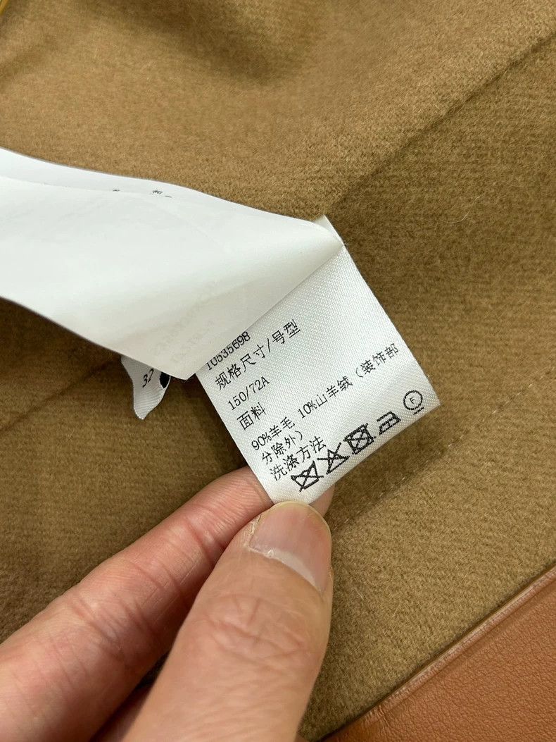 Loewe LOEWE Camel-colored wool overcoat with hood Size 4XL / US 24-26 - 6 Thumbnail