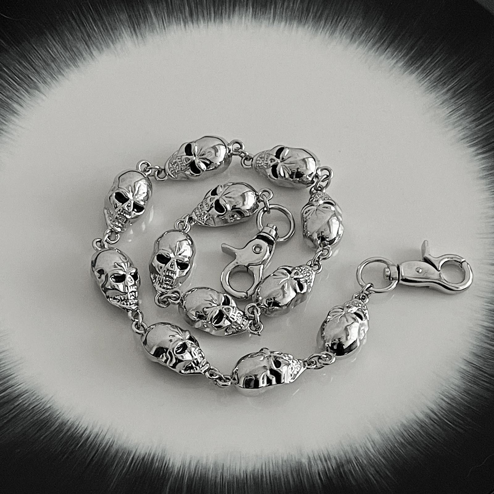 Jewelry Skeleton Wallet Chain Size ONE SIZE - 4 Thumbnail
