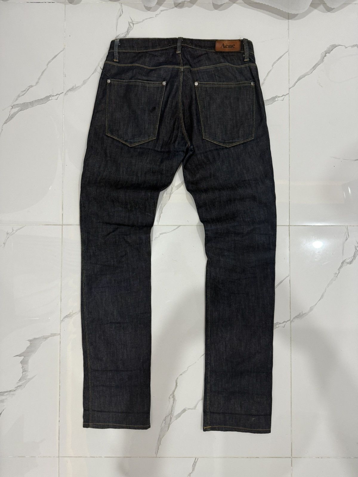 Acne Studios 00’s ACNE STUDIOS RARE Y2K SLIM JEANS AVANT-GARDE Size US 30 / EU 46 - 1 Thumbnail