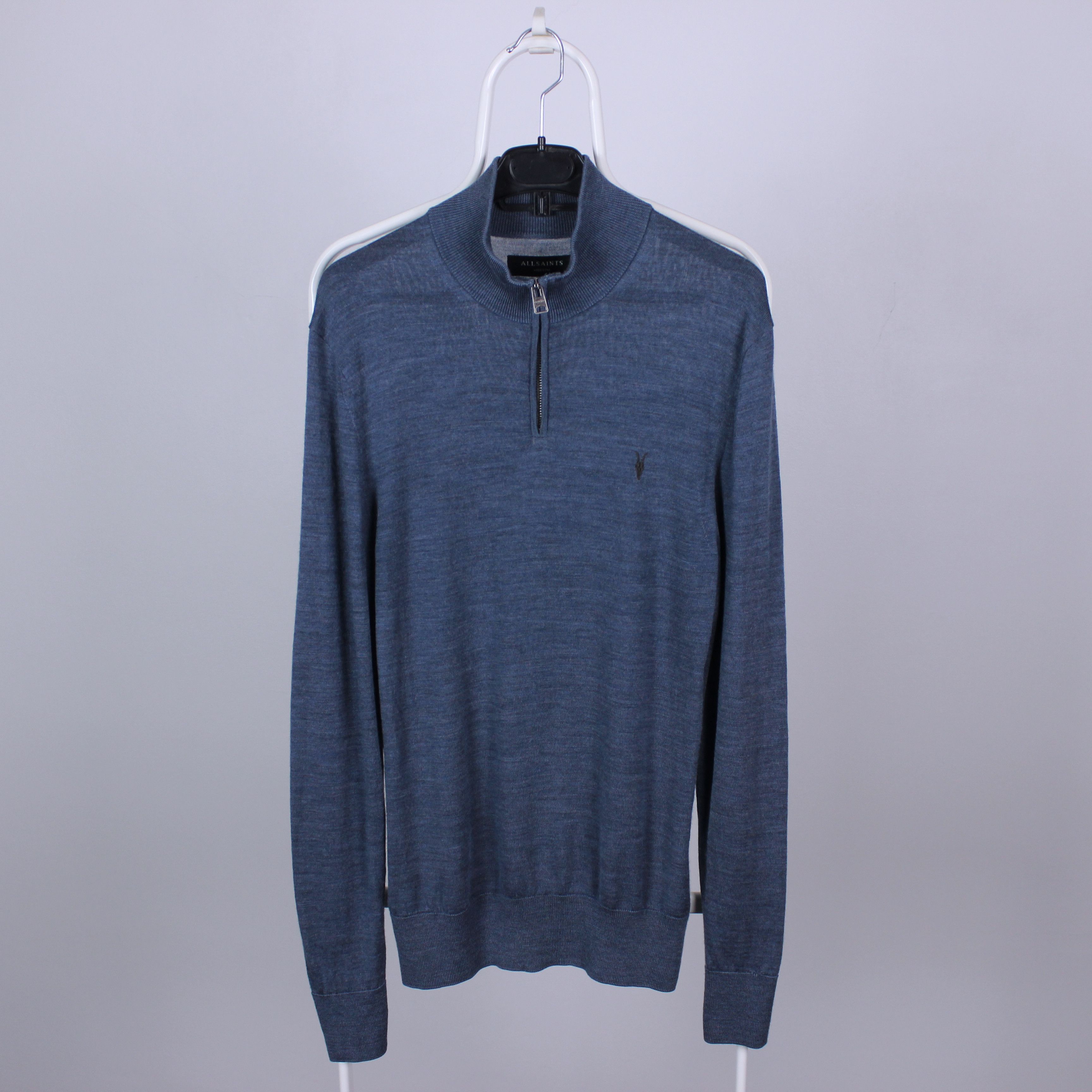 Allsaints Allsaints sweater men wool merino rare zip S M Size US M / EU 48-50 / 2 - 9 Thumbnail