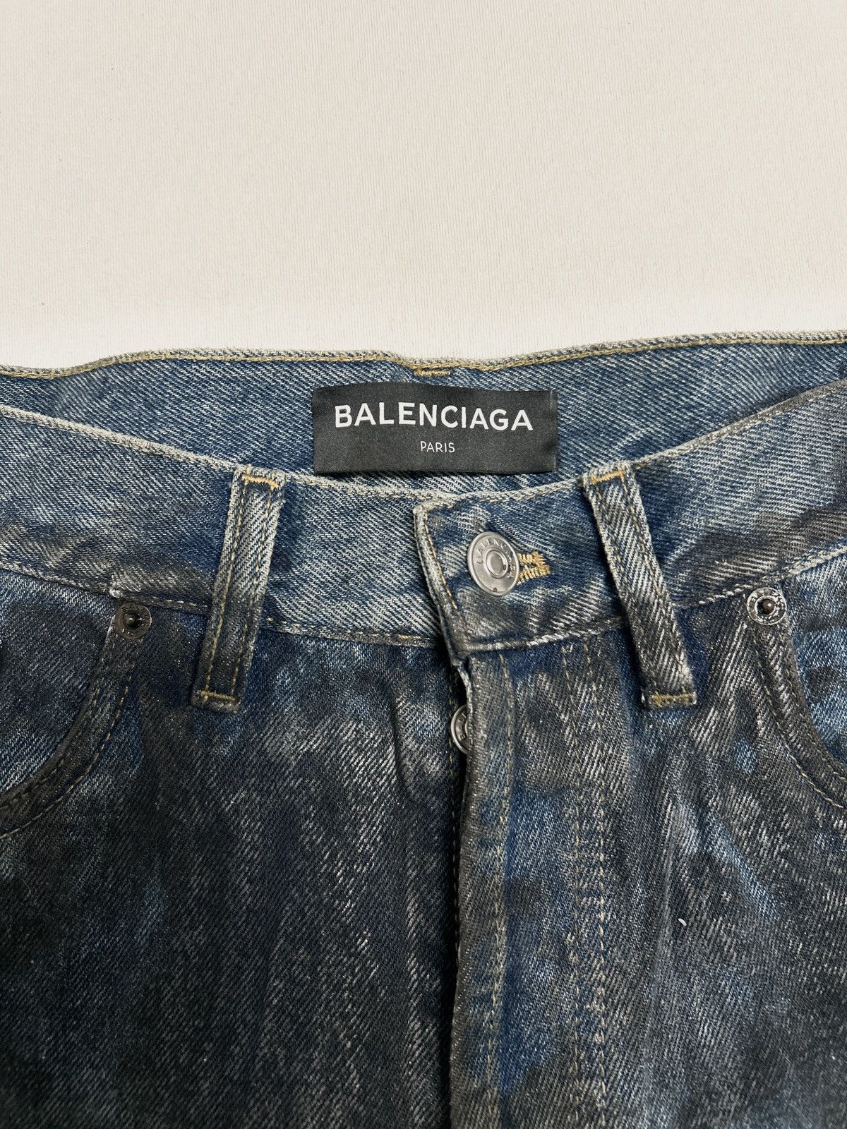 Balenciaga SS2018 Archetype Distressed Denim Size US 31 - 6 Thumbnail