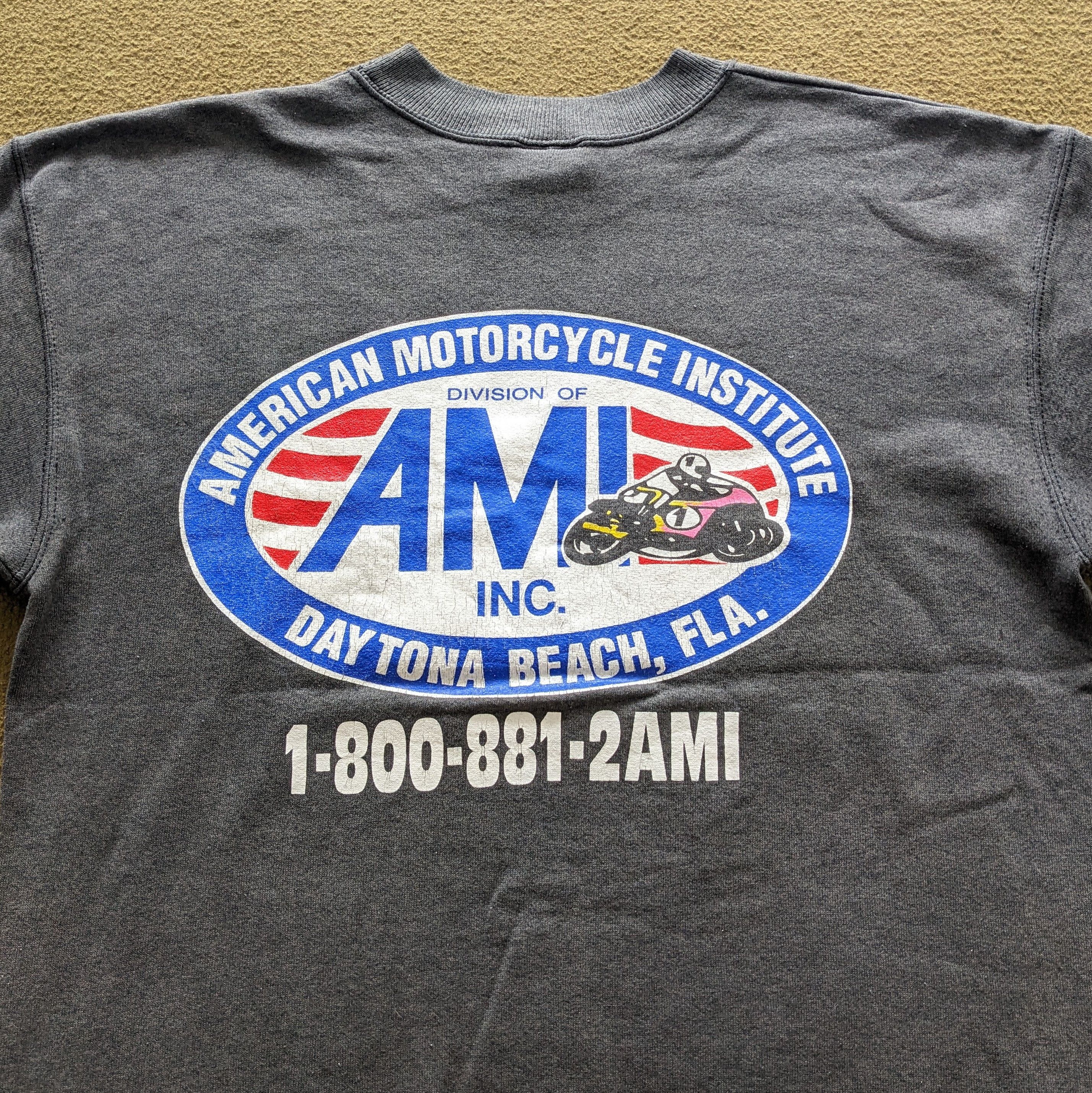 Vintage Vintage American Motorcycle Institute AMI Sweatshirt Size US S / EU 44-46 / 1 - 4 Thumbnail