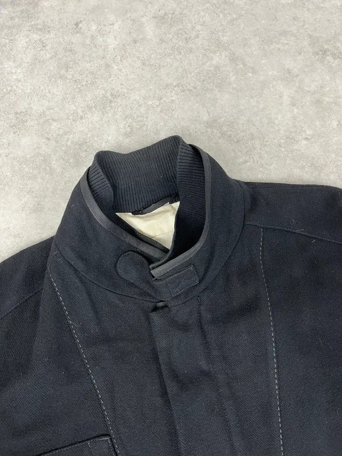 Marithe + Francois Girbaud 2000s Marithé + François Girbaud Stitched Black Worker Light Jacket Size US M / EU 48-50 / 2 - 5 Thumbnail