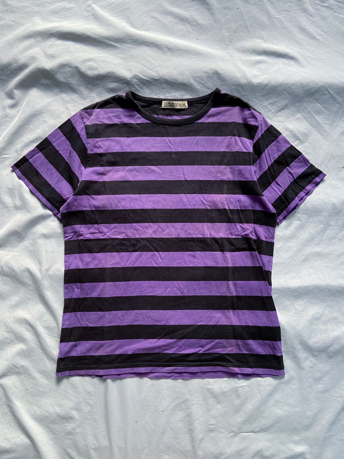 If Six Was Nine RUSH HOUR STRIPED GRUNGE STYLE TEE Size US M / EU 48-50 / 2 - 1 Thumbnail