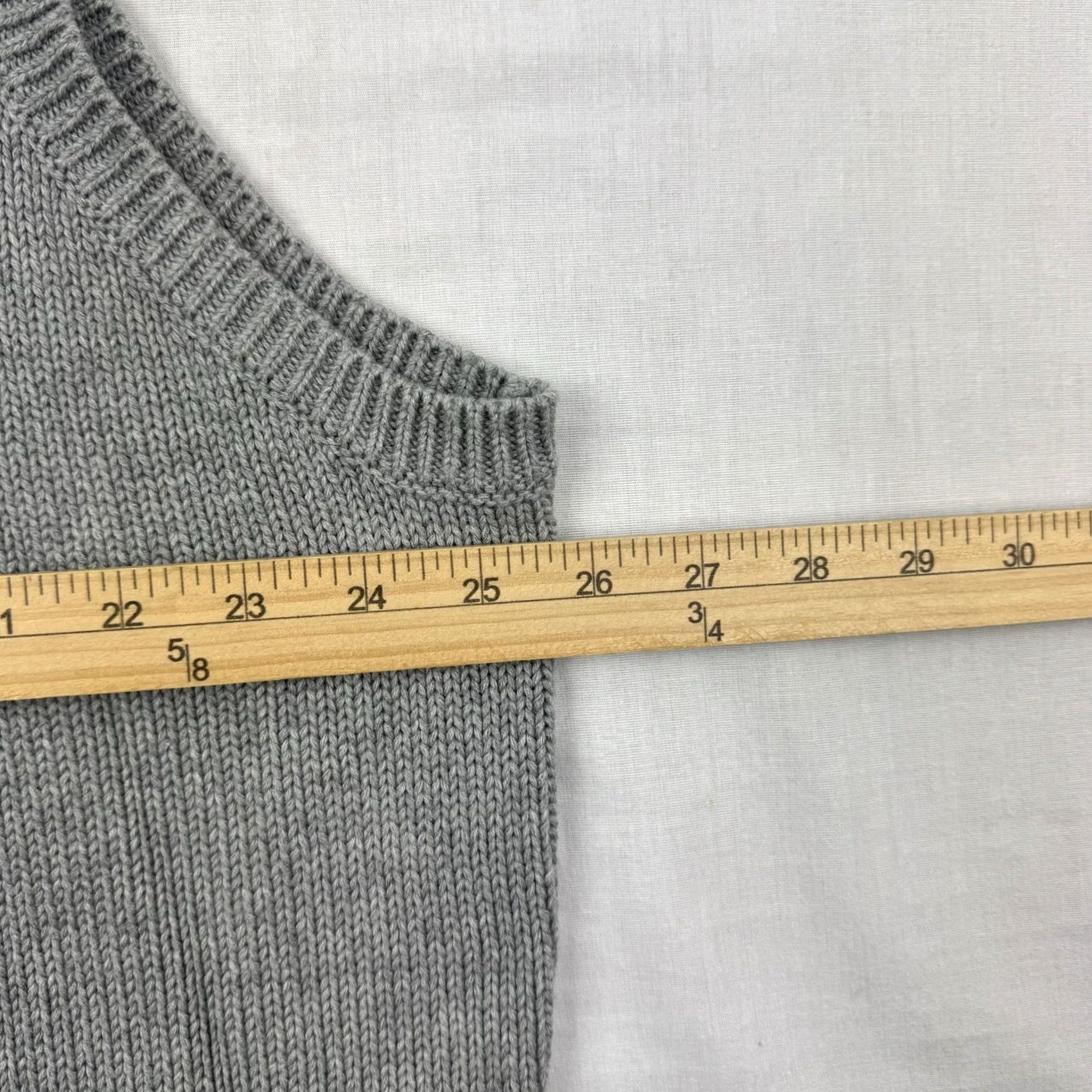Polo Ralph Lauren VINTAGE Polo Ralph Lauren Sweater Vest Adult 2XL Gray V Neck Pullover Preppy 90s Mens Size US XXL / EU 58 / 5 - 7 Thumbnail