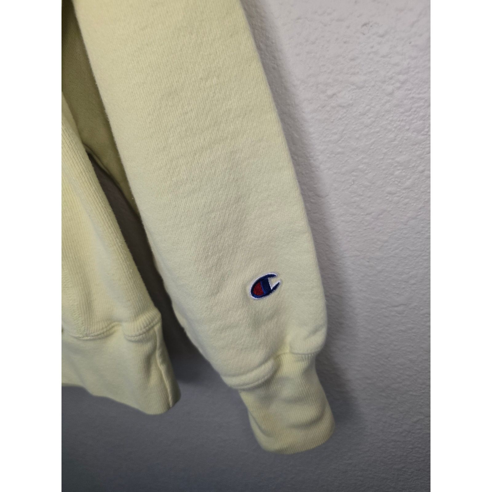 Champion Vintage Champion Reverse Weave Lime Green Hoodie Small 2000s Size S / US 4 / IT 40 - 4 Thumbnail