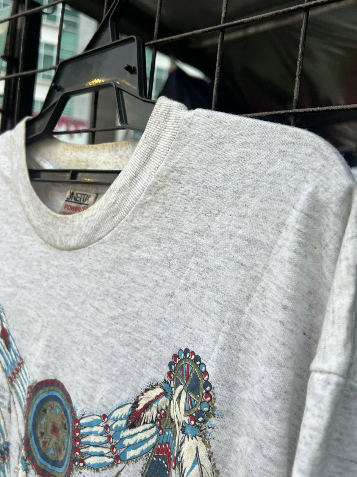 Vintage Vintage 90s Oneita Native Nashville Single Stitch T shirt Size US XL / EU 56 / 4 - 4 Thumbnail