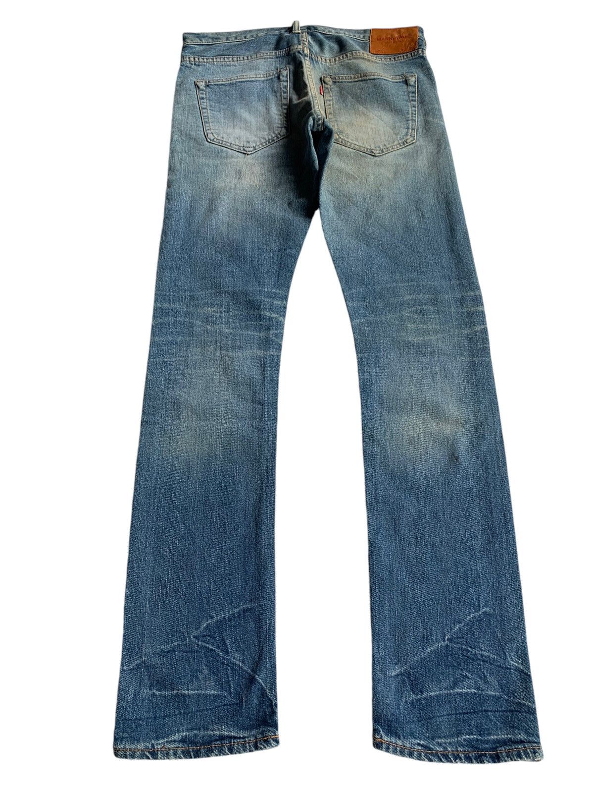 If Six Was Nine × Jean × Markaware MARKAWARE JAPANESE PUNK STYLE SELVEDGE DISTRESSED DENIM☠️☠️ Size US 30 / EU 46 - 3 Thumbnail