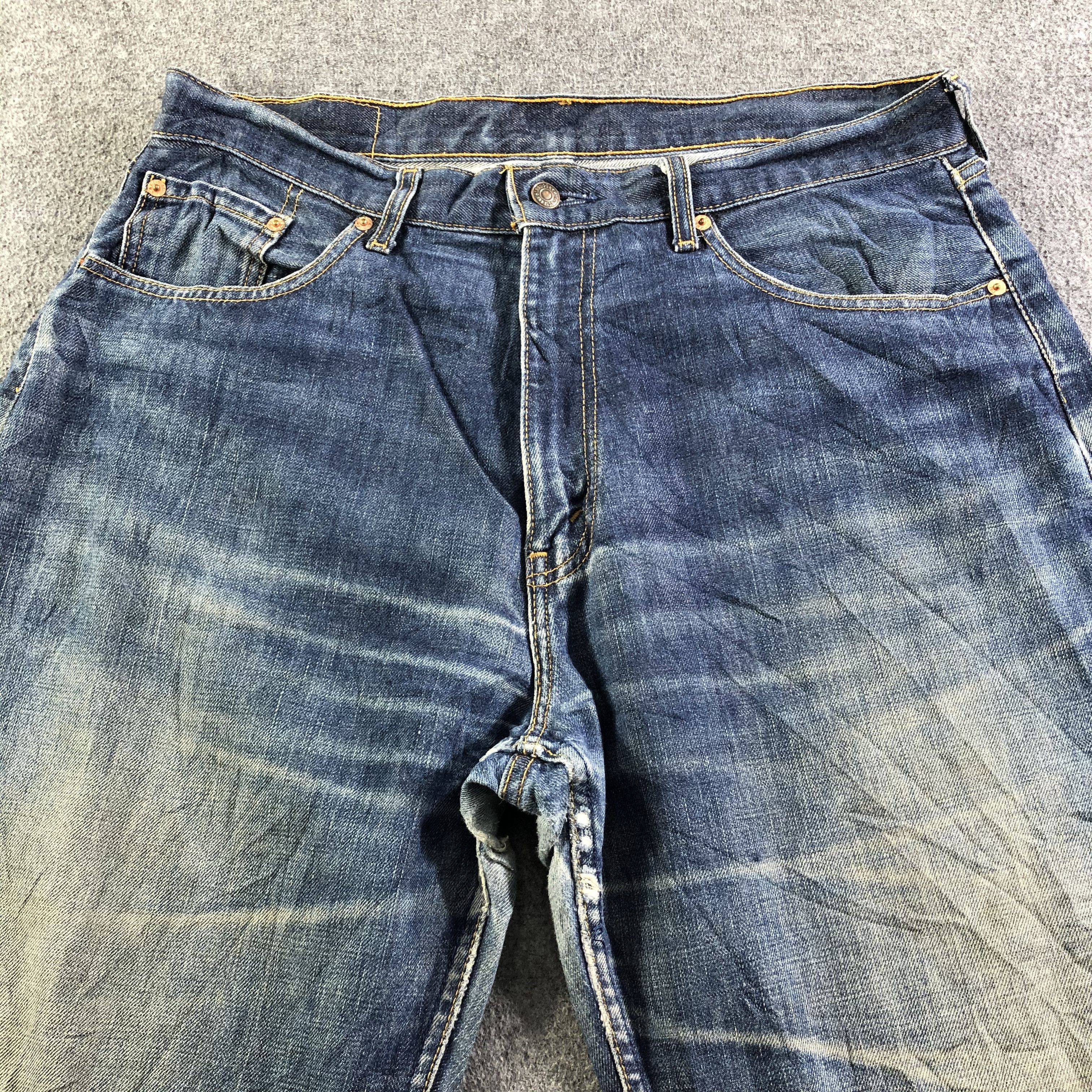Levi's Vintage Blue Wash Levis 515 Jeans-J3736 Size US 37 - 3 Thumbnail