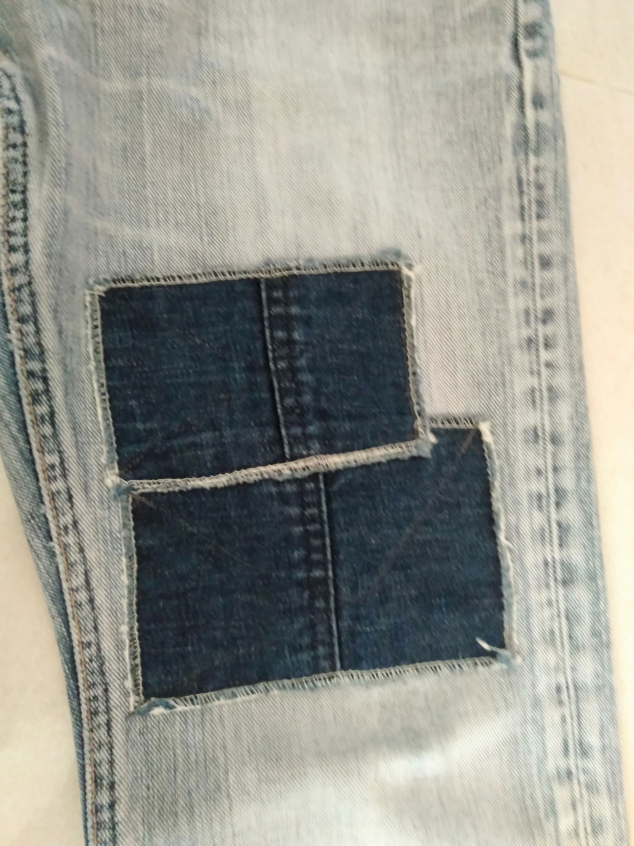 Japanese Brand × Lee × Vintage LEE Riders Made in Japan Vintage Patchwork Jeans Size US 29 - 8 Thumbnail