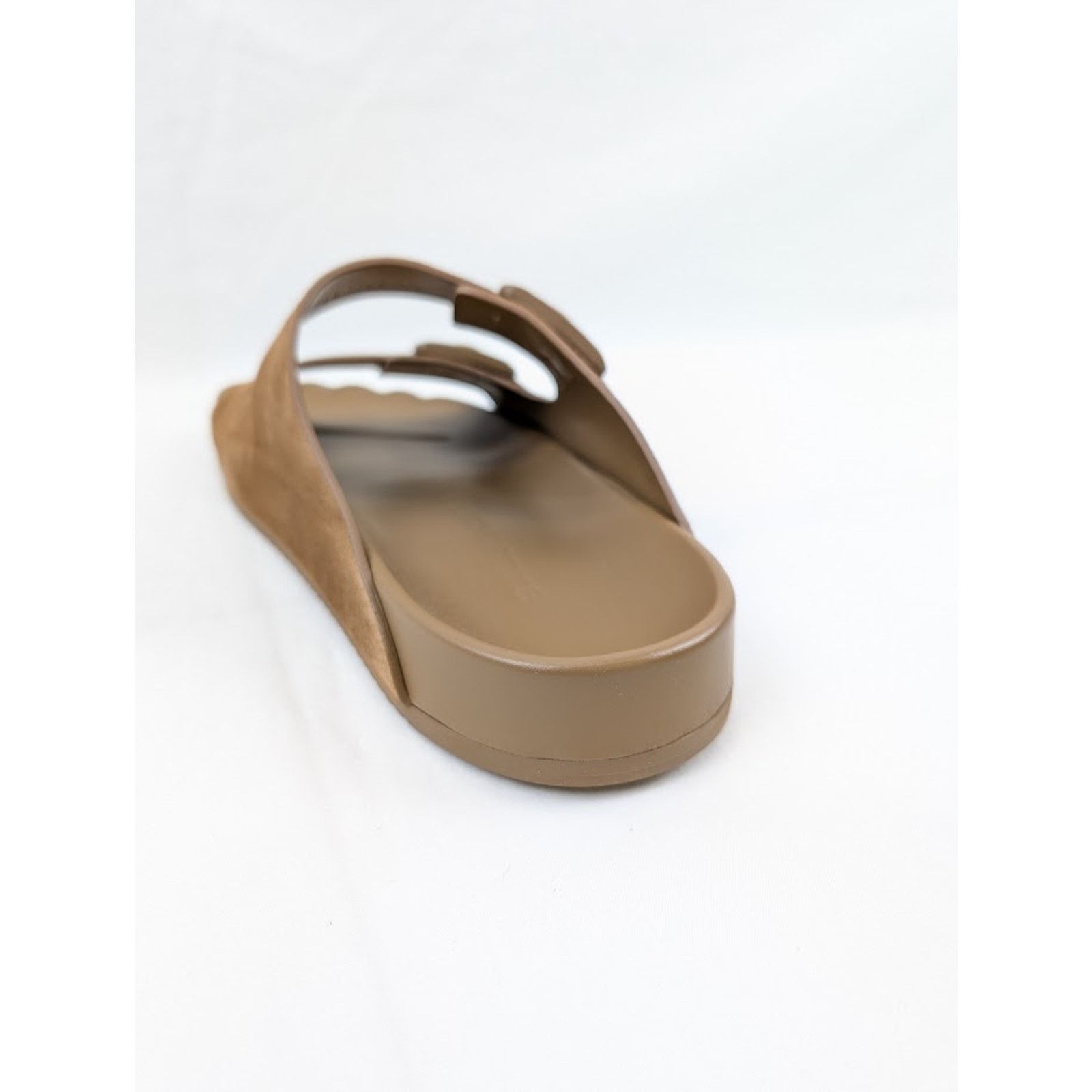 Balenciaga o1rshd1 Q:3 / Suede Sunday Sandals in Brown Size US 11 / EU 44 - 9 Thumbnail